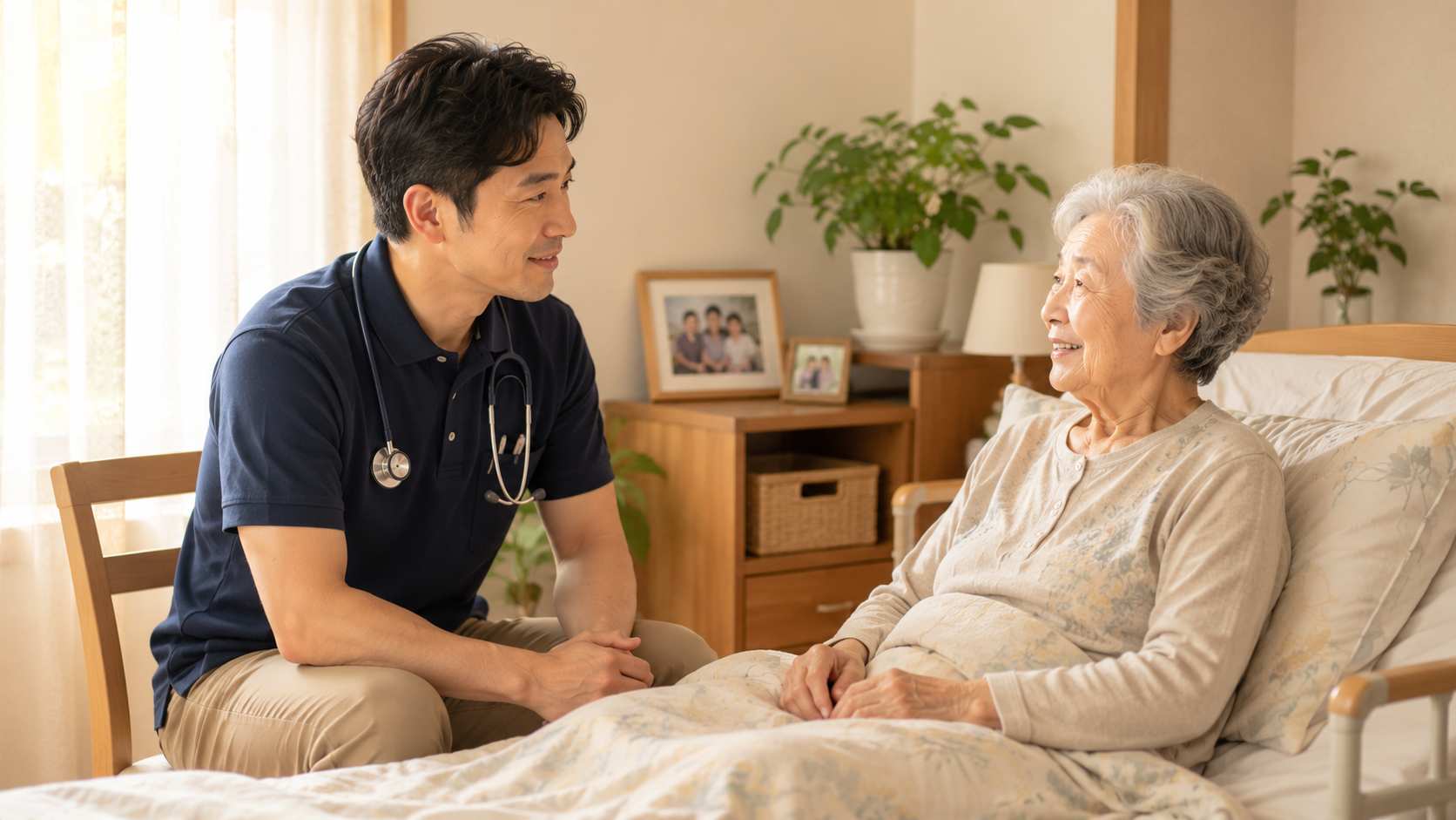 医師との対話シーン