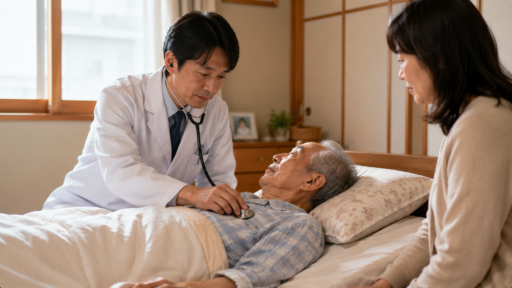 寝たきりで通院できない方への訪問診療