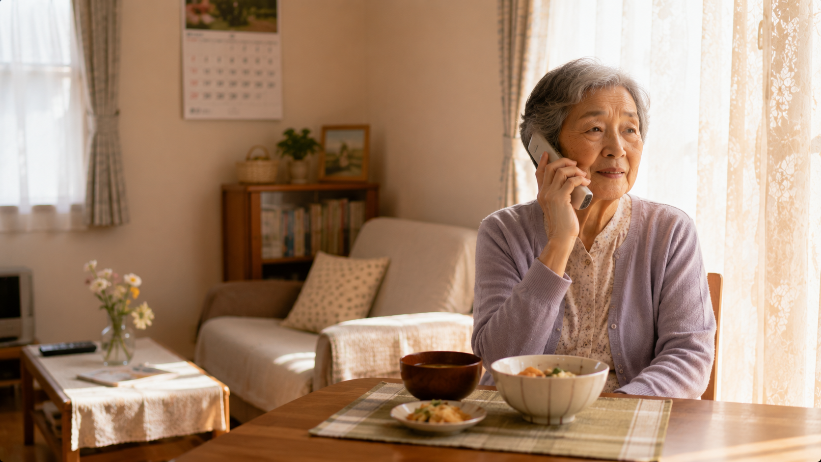 一人暮らし高齢者の見守り